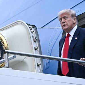 Trump boards AF1 quickly, using small stairs due to ‘increased security measures’: WH official