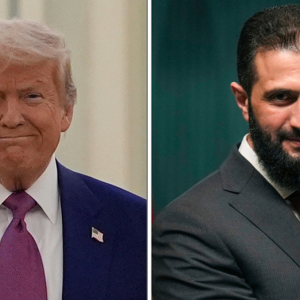 Trump meets with Syria’s interim president after pledging to lift sanctions on war-torn country