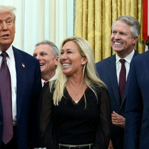 Trump reacts to Marjorie Taylor Greene resignation, says he ‘refused to return’ her ‘barrage of phone calls’