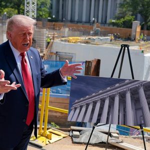 Trump warns judge against sacrificing national security by blocking White House ballroom, drone base