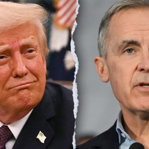 Trump downplays Canada’s liberal lean from Oval Office, calls border an ‘artificial line’