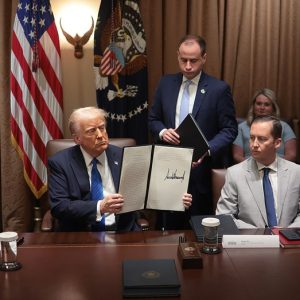 Top Dems sue Trump over executive order requiring proof of citizenship in federal elections