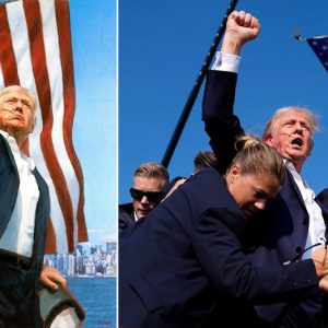 Putin gifted Trump a portrait of the US president, Russian artist reveals mystery painting