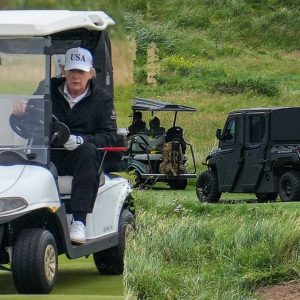 Secret Service debuts ‘Golf Force One’ armored vehicle to protect Trump while he plays his favorite sport