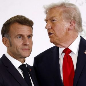 Trump keeps Macron under spotlight as Greenland talks grind forward from Davos