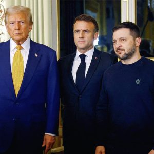 Trump meets with Macron, Zelenskyy ahead of Notre Dame reopening ceremony in Paris