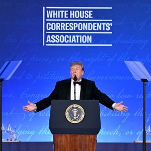 Here’s what you missed from Trump’s first WHCA Dinner as president: 5 takeaways from his night with the press