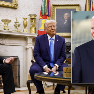 Israeli prime minister lauds Trump’s leadership when asked if Biden should take credit for ceasefire