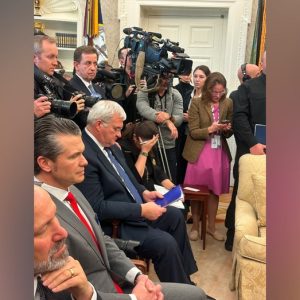 Ukraine ambassador’s reaction to fiery Trump-Zelenskyy Oval Office clash goes viral