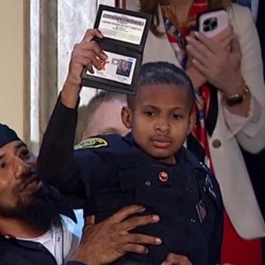 13-year-old cancer survivor earns standing ovation as he becomes Secret Service agent during Trump speech