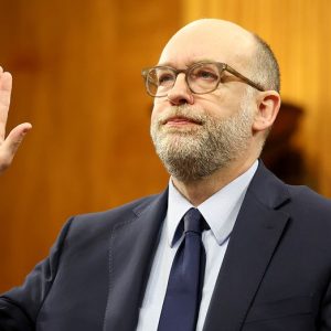 Russ Vought offers one-word response after his alma mater deletes message congratulating him on confirmation