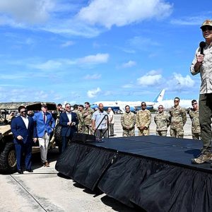 Secretary of War Hegseth lands in Puerto Rico as US ramps up Caribbean cartel fight with naval forces