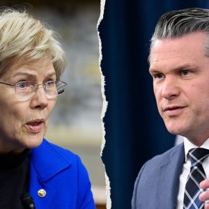 Warren warned Hegseth’s tattoo made him a potential ‘threat’ — now she backs candidate with Nazi-linked ink