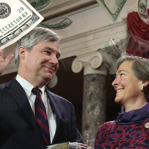 Meet Sandra Whitehouse, whose husband’s votes funneled millions into NGO that pays her