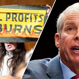 Trump energy nominee heckled by climate protesters, derided by Dem senator as ‘enthusiast for fossil fuels’